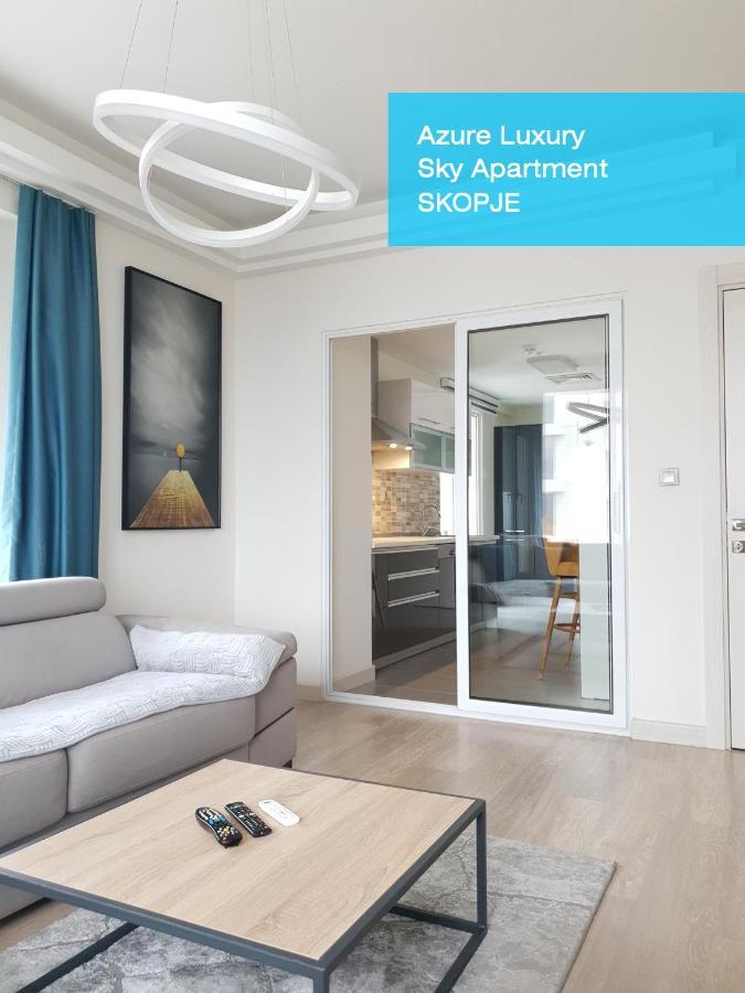 Azure Luxury Sky Apartment Szkopje Kültér fotó