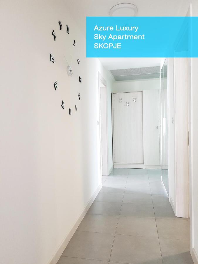 Azure Luxury Sky Apartment Szkopje Kültér fotó