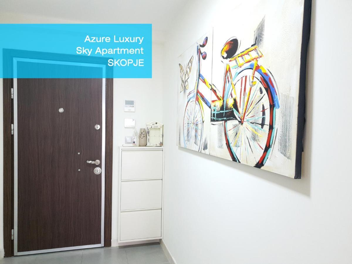 Azure Luxury Sky Apartment Szkopje Kültér fotó